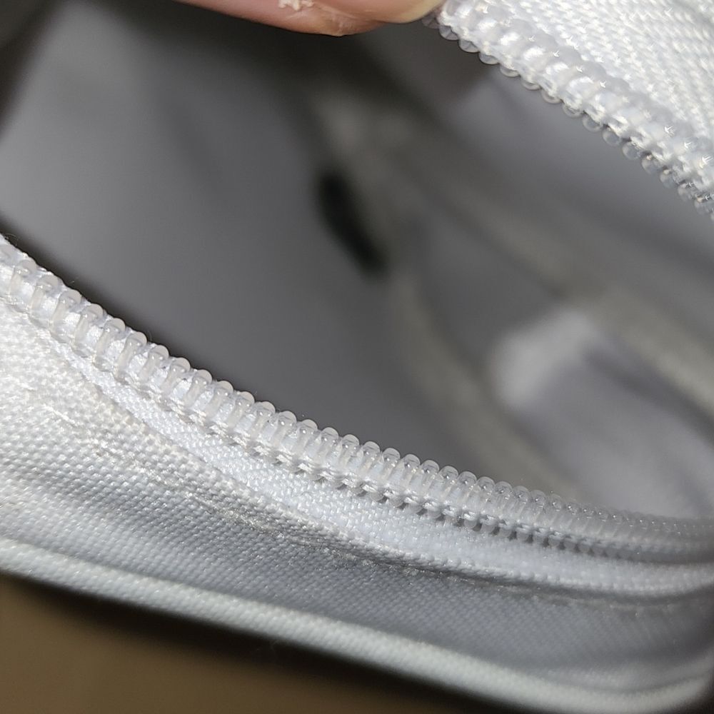 White Crossbody Bag Purse Canvas Zipper Crossbody Adjustable Equality LBGTQ New - Picture 5 of 5